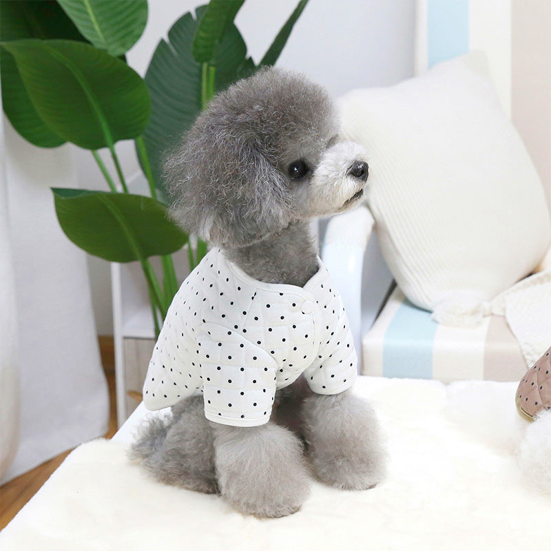 Pet Matcha Two-leg Cotton Clothing