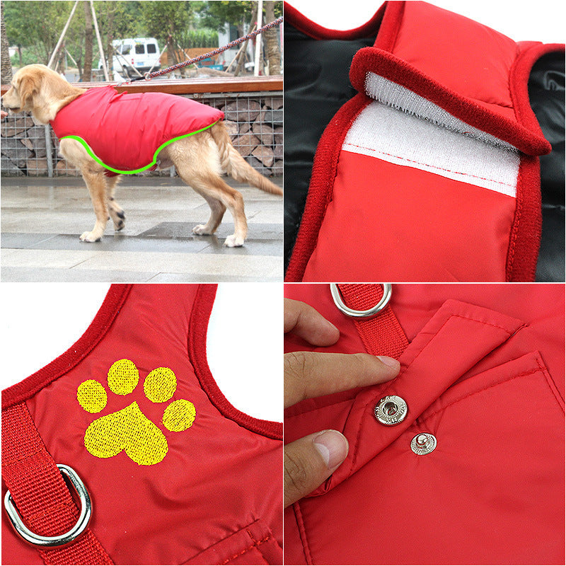 Dog clothes can be worn on both sides