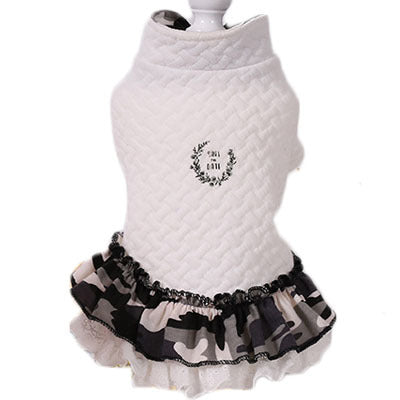 New Style Pet Clothes Cotton Skirt  Warm Dog Cotton Clothes
