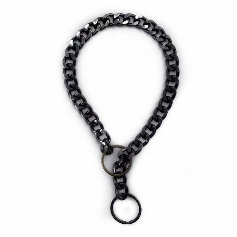 Dog metal big gold chain