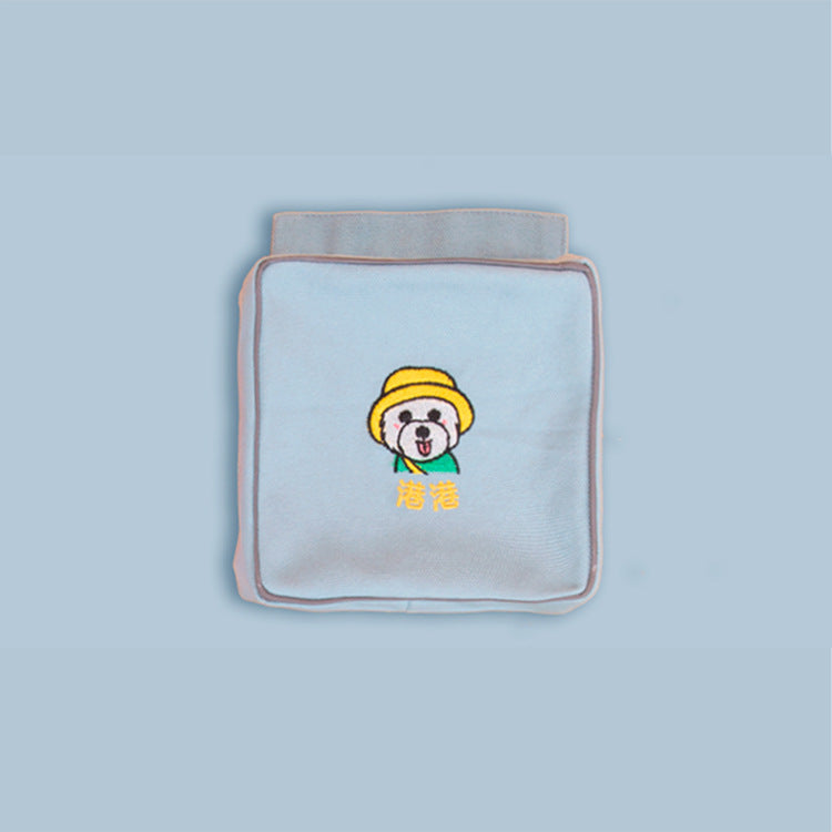 Shiba Inu Corgi Rainbow Cute Multifunctional Pet Outing School Bag Chest Back