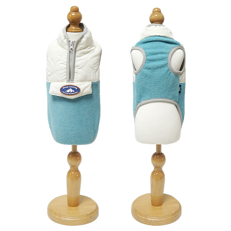 Warm Zipper Waistcoat Puppies Autumn And Winter Clothes