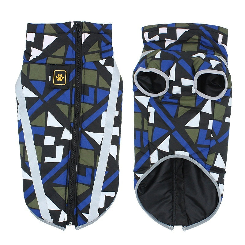 Dog Reflective Warm Shell Jacket Thick