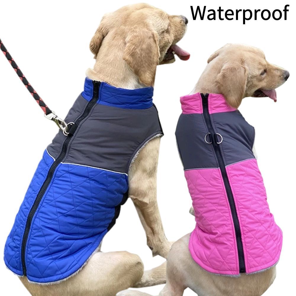 Chest Back Outdoor Pet Clothes Autumn And Winter Dog Clothes Waterproof