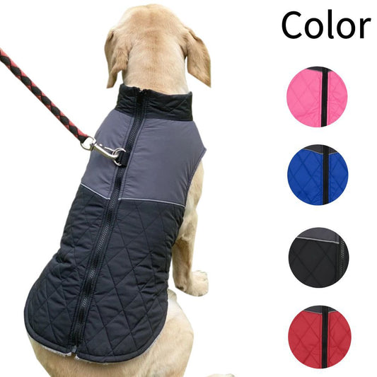 Chest Back Outdoor Pet Clothes Autumn And Winter Dog Clothes Waterproof