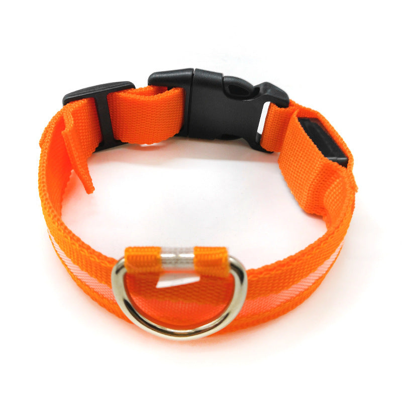 Anti-lost Luminous Collar Dog Tag Dog Collar