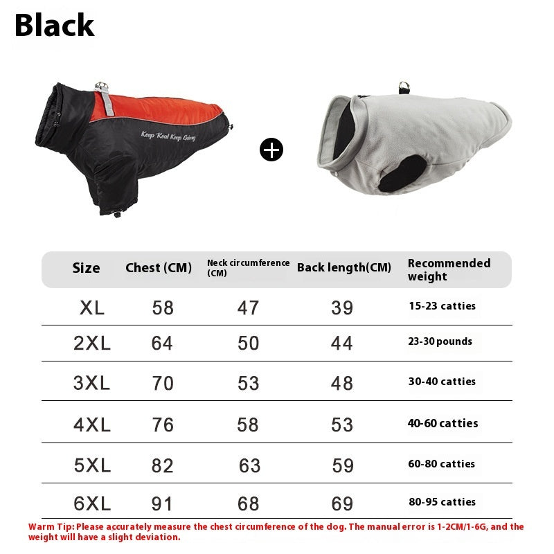 Polar Fleece Liner Dog Warm Clothing