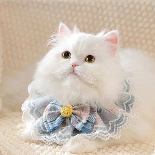 Cat Scarf Pet Slobber Decorative Collar