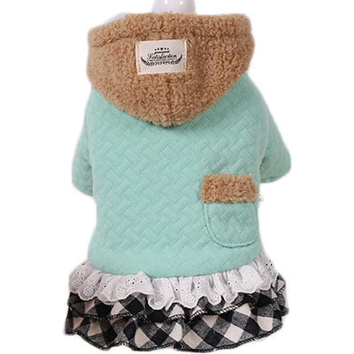 New Style Pet Clothes Cotton Skirt  Warm Dog Cotton Clothes