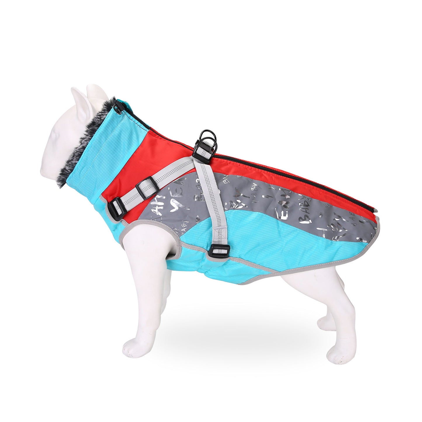 Dog Clothes Thickened Dog Windproof Cotton-padded Coat